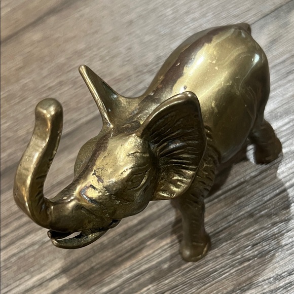 Source Unknown Brass Elephant Figurine - Picture 13 of 16